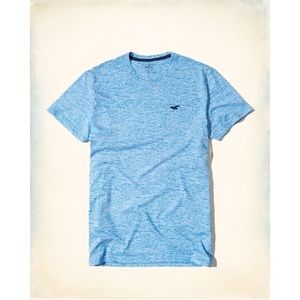 Hollister Co. Must-Have Blue Heather Crew Neck Tee